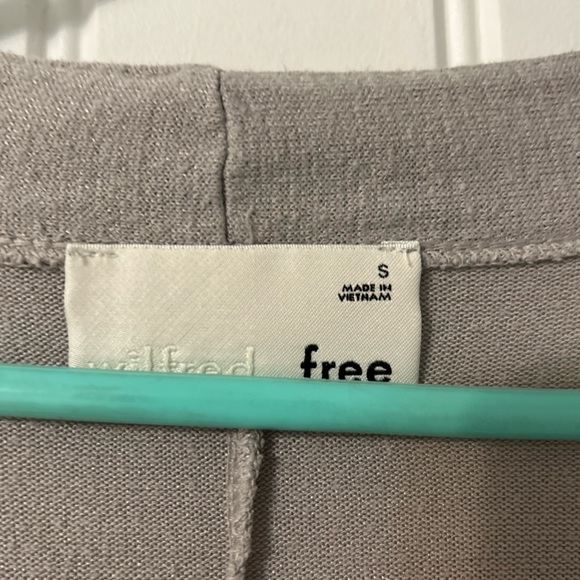 Wilfred Free Light Birch Mid Length Open Cardigan - Picture 2 of 2